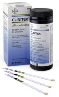 Тест-полоски Microalbumin 9 для анализаторов мочи серии CLINITEK